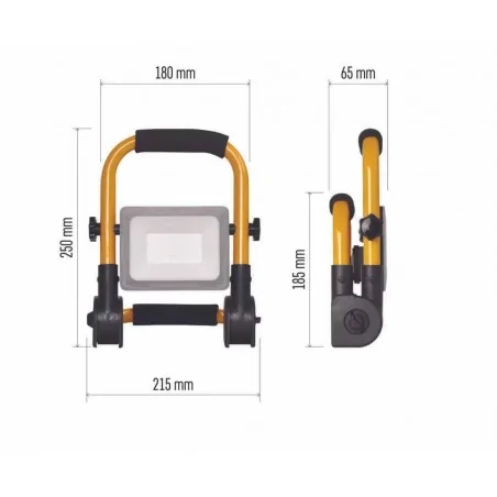 Naswietlacze-led-przenosne - naświetlacz led przenośny ilio 21w 1900 lm nw zs3322 emos 