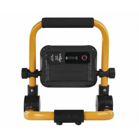 Naswietlacze-led-przenosne - ładowalny naświetlacz led przenośny 10w zimna biel acco zs2812 emos 