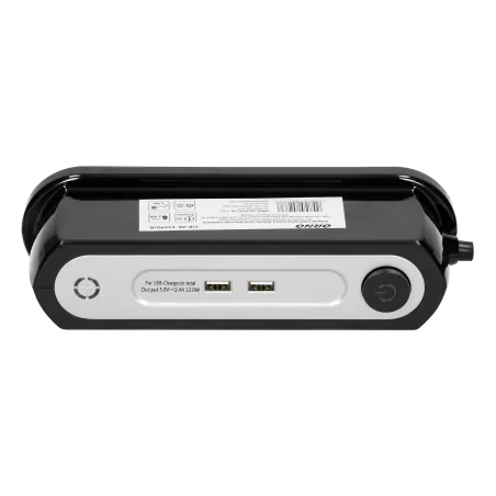 Listwy-zasilajace - czarna listwa zasilająca nabiurkowa z wyłącznikiem 2xusb 1,4m or-ae-13190/b orno 