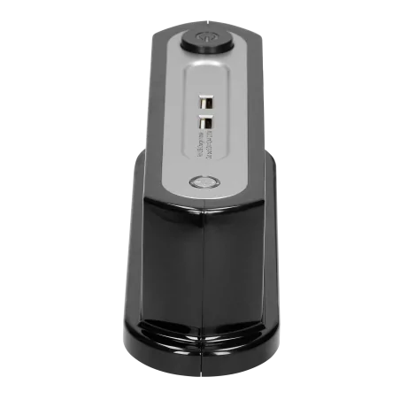 Listwy-zasilajace - czarna listwa zasilająca nabiurkowa z wyłącznikiem 2xusb 1,4m or-ae-13190/b orno 