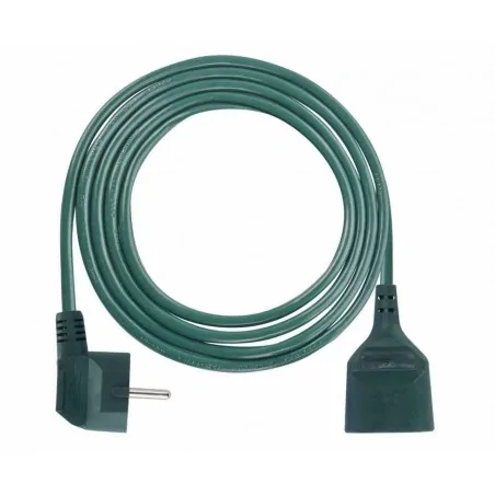 Przedluzacze-elektryczne - przedłużacz zielony 2 metry - 1 gniazdo pvc 1 mm2 p0112z emos 
