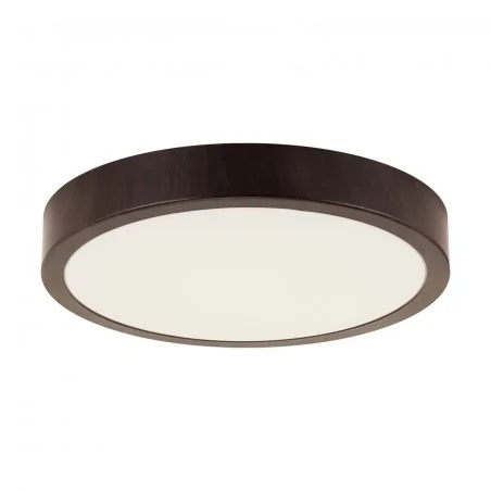 Plafony - 04152 plafon led okrągły imitacja drewna 24w 4100k ip44 1680lm atut lec c wenge ideus 
