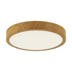 Plafony - 04153 plafon led okrągły imitacja drewna 36w 4100k ip44 2520m atut lec c oak ideus 