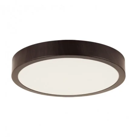 Plafony - 04154 plafon led okrągły imitacja drewna 36w 4100k ip44 2520m atut lec c wenge ideus 