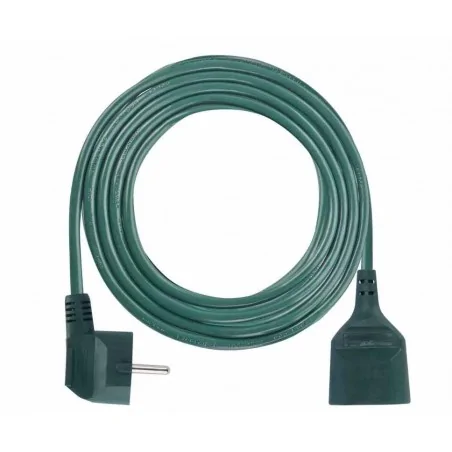 Przedluzacze-elektryczne - 5-metrowy przedłużacz 1 gniazdo zielony pvc 1,5 mm2 p0115rz emos 