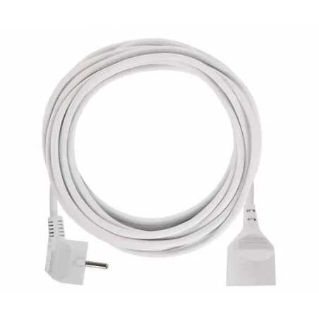 Przedluzacze-elektryczne - biały przedłużacz 7 metrów + 1 gniazdo pvc 1,5 mm2 p0117r emos 