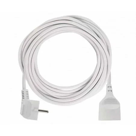 Przedluzacze-elektryczne - długi przedłużacz biały 10m 1 gniazdo pvc 1,5 mm2 p0110r emos 