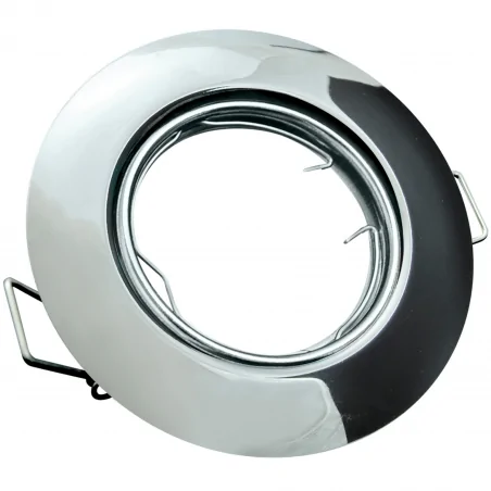 Oprawy-sufitowe-stale - oczko sufitowe ruchome podtynkowe chromowe opin 306401 polux 