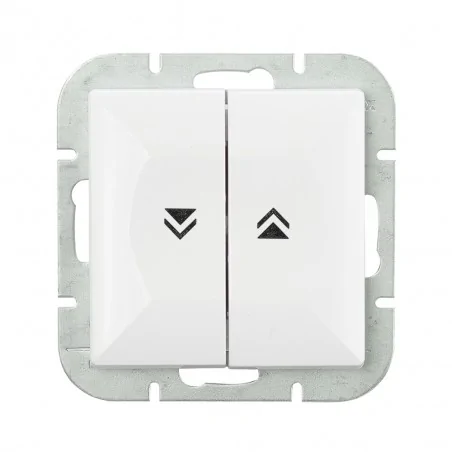 Wylaczniki-zaluzjowe - włącznik żaluzjowy biały wp-11p perła abex 