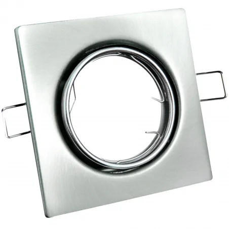 Oprawy-sufitowe-ruchome - oczko sufitowe kwadratowe ruchome podtynkowe nikiel opin 306296 polux 