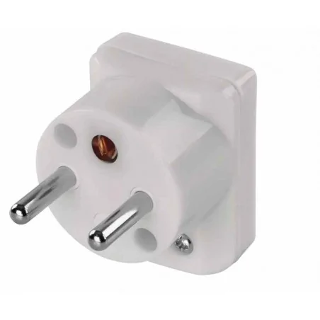 Rozgalezniki - wtyczka kątowa biała p0035 emos 