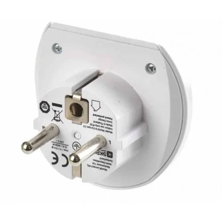 Rozgalezniki - adapter podróżny do europy centralnej biały p0055n emos 