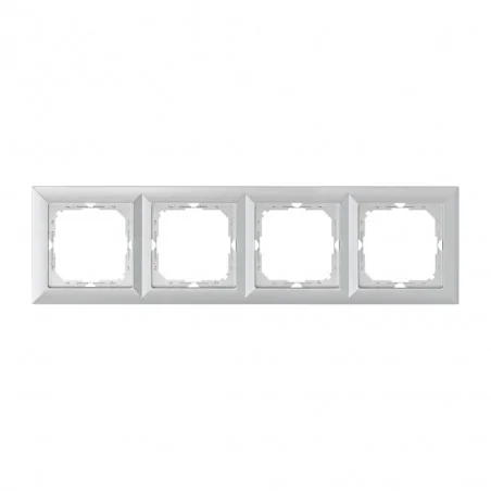 Ramki-poczworne - srebrna ramka pozioma do serii perła ra-4p abex 