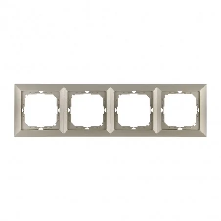 Ramki-poczworne - satynowa ramka poczwórna do serii perła ra-4p abex 