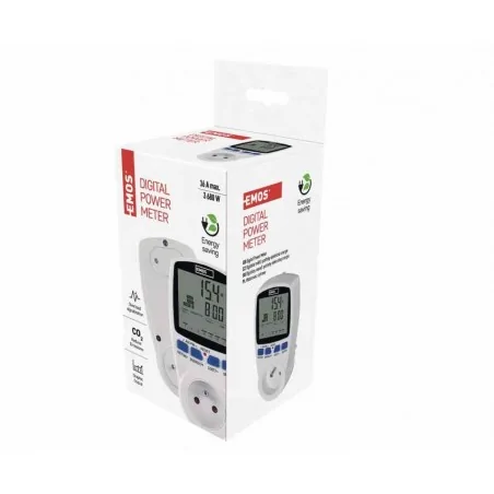 Liczniki-jednofazowe - watomierz cyfrowy p5805 emos 