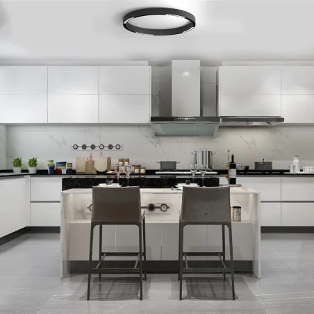 Oswietlenie-szynowe - oświetlenie sufitowe do systemów szynowych led 6w 3000k śr. 600mm round magnetic track ml8691 eko-light 