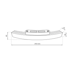 Oswietlenie-szynowe - zasilacz do szyn 100w 48v slim round magnetic do śr. 600mm ml8704 eko-light 