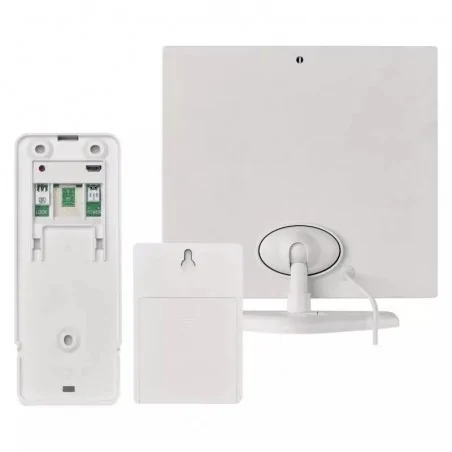 Dzwonki-do-drzwi-bezprzewodowe - inteligentny dzwonek wideo z wifi akumulatorem i panelem solarnym na aplikację tuya gosmart h4030 emos 