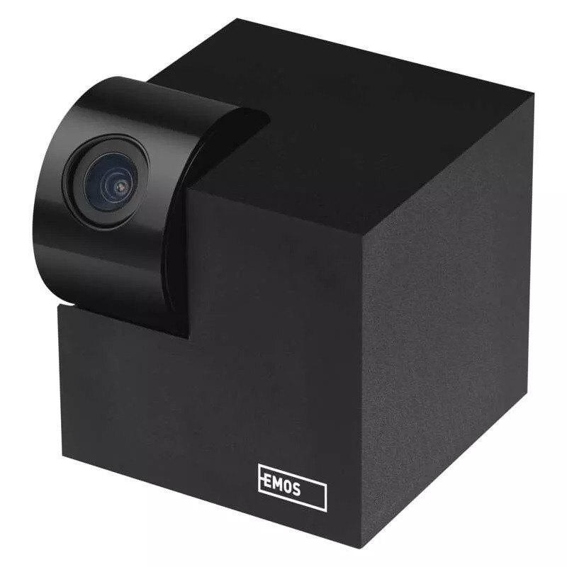 Urzadzenia-zdalnie-sterowane - kamera wewnętrzna obrotowa czarna ip-100 cube z wifi tuya gosmart h4051 emos firmy EMOS 
