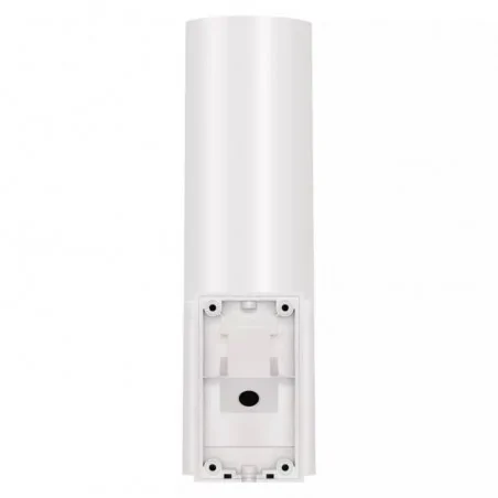 Kinkiety-ogrodowe - kamera zewnętrzna obrotowa z lampą biała z wi-fi tuya gosmart h4054 emos 