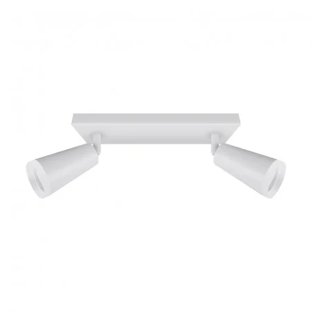 Kinkiety-do-salonu - 04143 biała listwa podwójna ścienno-sufitowa 2xgu10 sana 2l ideus 