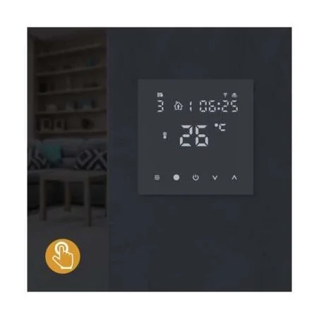 Urzadzenia-zdalnie-sterowane - termostat pokojowy do ogrzewania podłogowego na aplikację moblilną tuya gosmart p56201uf emos 