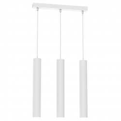 Lampy-sufitowe - potrójna lampa wisząca listwa 60cm biała 3xgu10 hudson mlp8799 eko-light