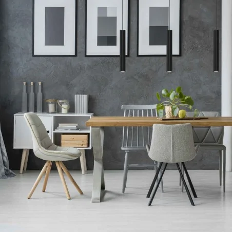 Lampy-sufitowe - lampa wisząca 1xgu10 czarna tuba hudson black mlp8791 eko-light 