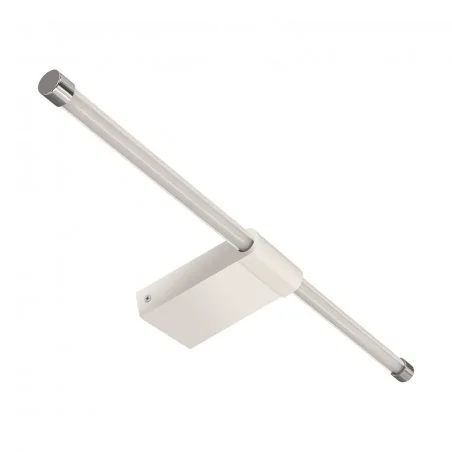 Kinkiety-lazienkowe - biały kinkiet led nad lustro do łazienki 12w neutralne światło 4100k  passo led 04114 