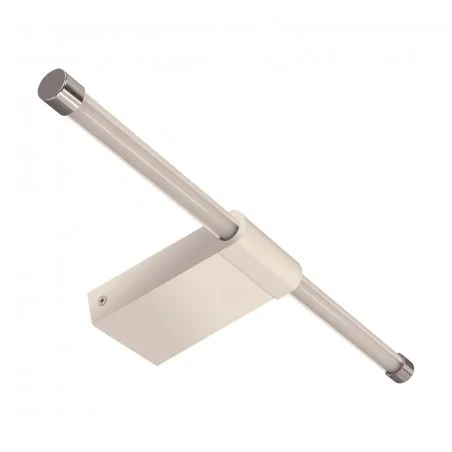 Kinkiety-lazienkowe - kinkiet led łazienkowy nad lustro 9w ip44 biały paso led 04112 ideus 