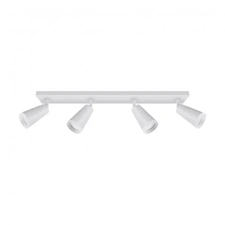 Kinkiety-do-salonu - 04147 biała listwa oświetleniowa ścienno-sufitowa 4xgu10 sana 4l ideus 