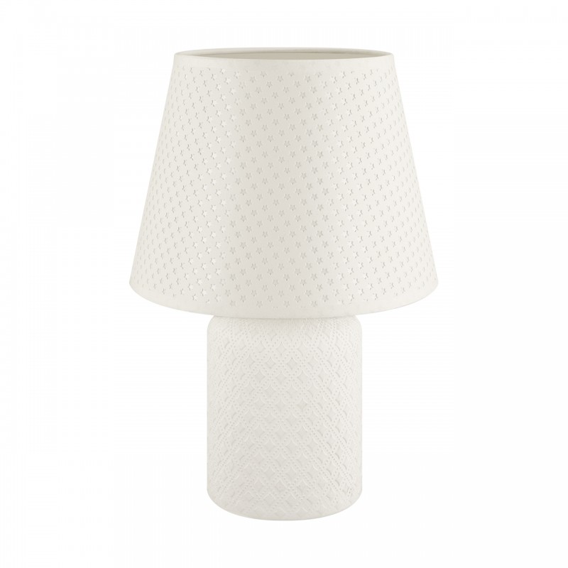 Lampki-nocne - biała lampka na stolik nocny na żarówkę e14 amor 04101 ideus firmy IDEUS - STRUHM 