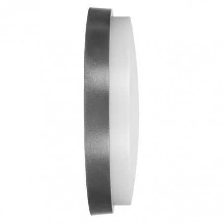 Oprawy-led-zewnetrzne - plafon zewnętrzny led szary okrągły 10w 4000k agat ad-op-6111glpm4 orno 