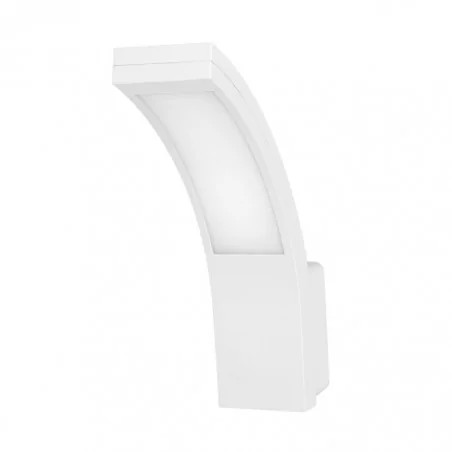 Kinkiety-ogrodowe - biały kinkiet led zewnętrzny 10w 4000k ip54 piryt ad-op-6109blpm4 orno 