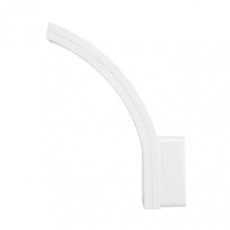 Kinkiety-ogrodowe - biały kinkiet led zewnętrzny 10w 4000k ip54 piryt ad-op-6109blpm4 orno 