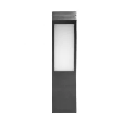 Kinkiety-ogrodowe - kinkiet ścienny elewacyjny led szary o mocy 10w neutralny 4000k piryt ad-op-6109glpm4 orno adviti 