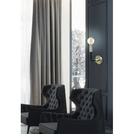 Kinkiety-do-salonu - industrialny kinkiet bez klosza 1xe14 40w saga 21-01313 candellux 