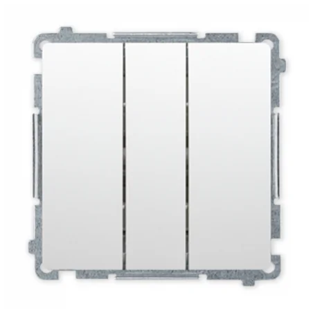 Wylaczniki-podwojne - włącznik potrójny biały bmw31.01/11 simon basic kontakt simon 