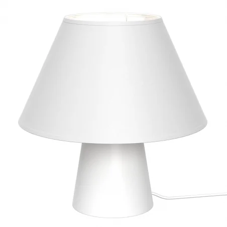 Lampki-nocne - mlp8879 biała lampka nocna  fifi white e27 60w eko-light 