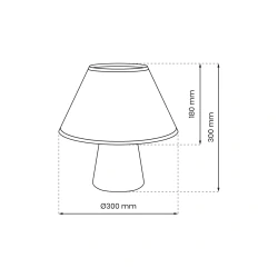 Lampki-nocne - mlp8879 biała lampka nocna  fifi white e27 60w eko-light 