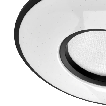 Plafony - 321893 plafon led do łazienki z efektem gwiaździstego nieba 24w 1850lm 4000k ip44 detroit polux 