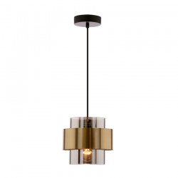 Lampy-sufitowe - nowoczesna lampa wisząca szklany klosz 1x60w e27 spiega 31-09494 candellux
