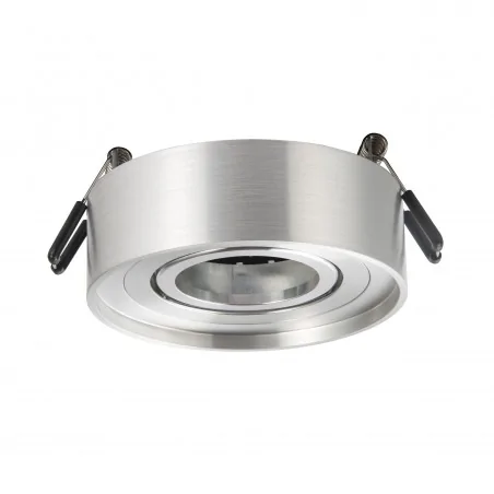 Oprawy-sufitowe-ruchome - 322128 srebrne oczko sufitowe ruchome mr16 podtynkowe do sufitów podwieszanych gaja r polux 