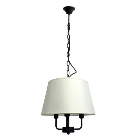 Lampy-sufitowe - potrójna lampa wisząca beżowo-czarna 3xe14 40w pasteri 31-01351 candellux 