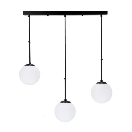 Lampy-sufitowe - czarna lampa wisząca 3 kule regulowana 3xe27 40w pompei 33-09609 candellux 