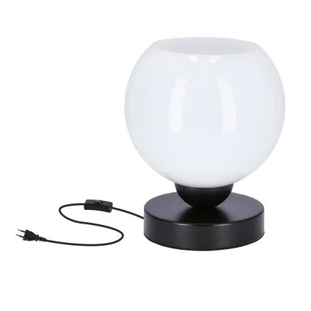 Lampki-nocne - lampka stołowa biała kula 32cm 60w 1xe27 caldera 41-17109 candellux 