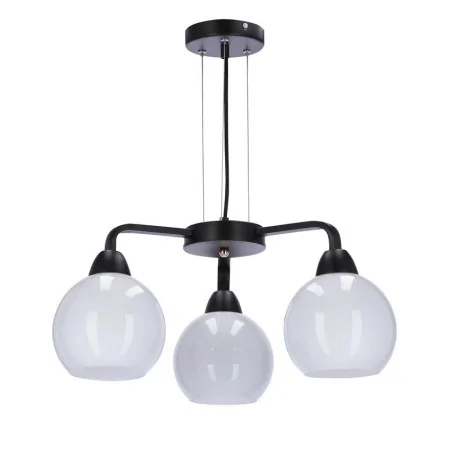 Lampy-sufitowe - oświetlenie wiszące potrójne czarne/białe 3xe27 60w caldera 33-16232 candellux 