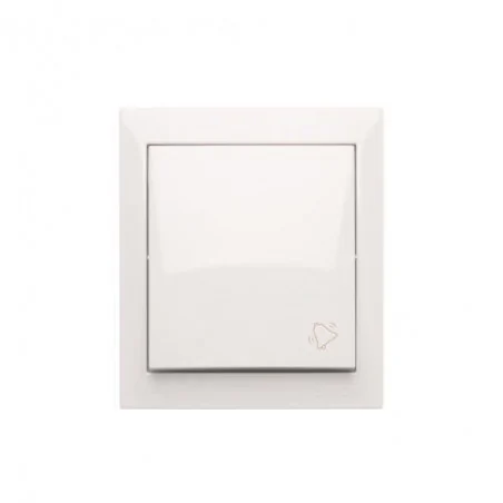 Wlaczniki-i-przyciski-dzwonkowe - przycisk dzwonkowy natynkowy biały ip44 acd1/11 simon aquaclick kontakt-simon 