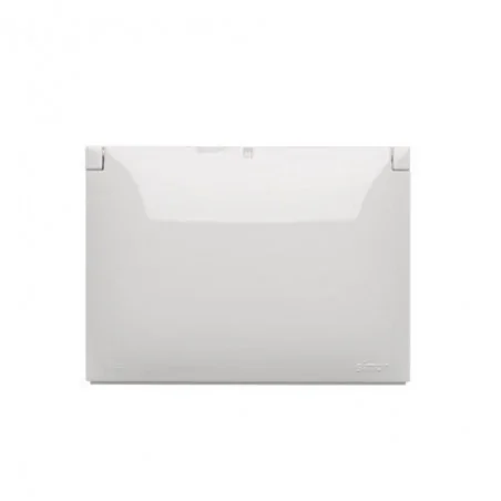 Gniazda-podwojne-natynkowe - natynkowe gniazdo podwójne do łazienki z białą klapką ip44 acgz2z/11 simon aquaclick kontak-simon 