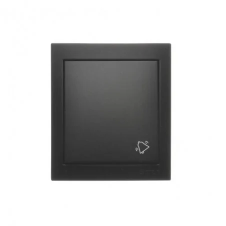 Wlaczniki-i-przyciski-dzwonkowe - przycisk dzwonkowy natynkowy czarny mat ip44 acd1/49 simon aquaclick kontakt-simon 